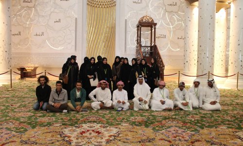 AAU Students Visit Sheikh Zayed Grand Mosque