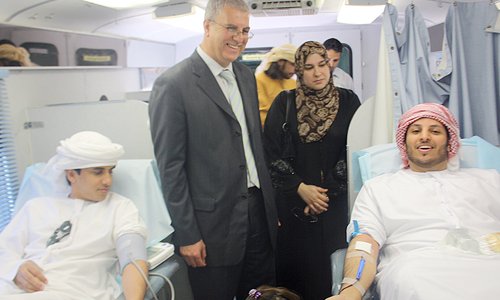 Blood Donation Campaign for Thalassemia Patients at Al Ain University