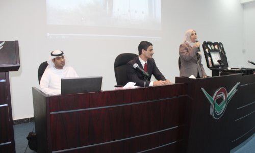 فعالية توعوية عن المخدرات في جامعة العين