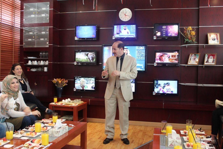 Students of College of Communication in AAU visits AD TV