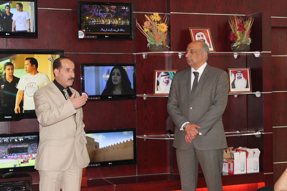Students of College of Communication in AAU visits AD TV