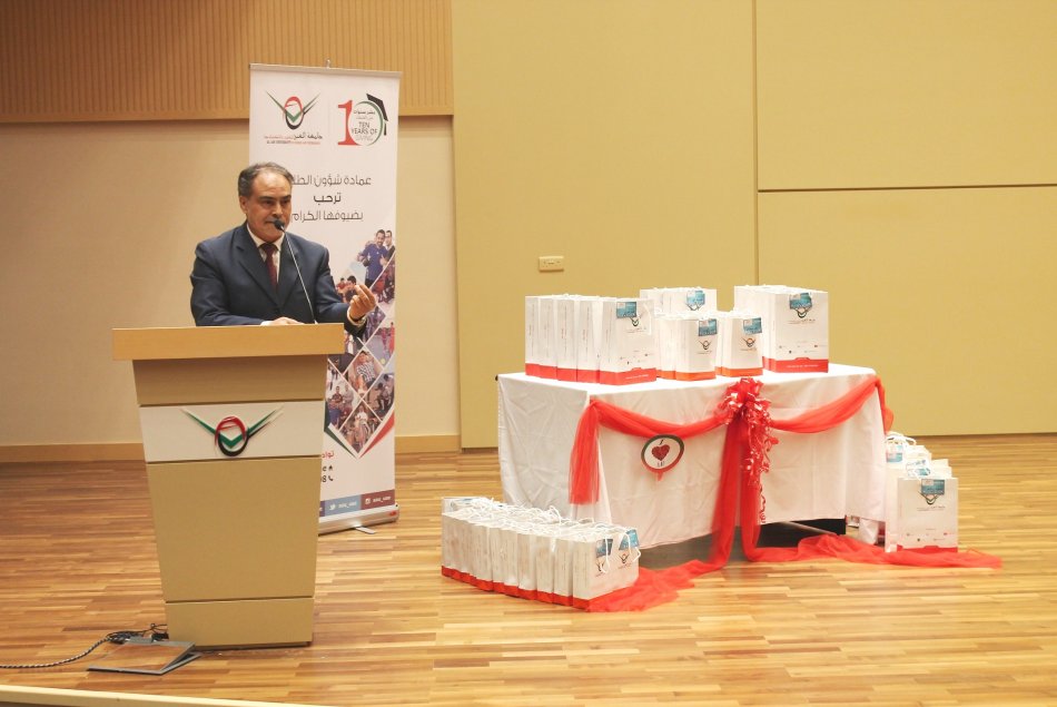 The Deanship of Student Affairs Honors Distinguished Students in Activities - Abu Dhabi Campus