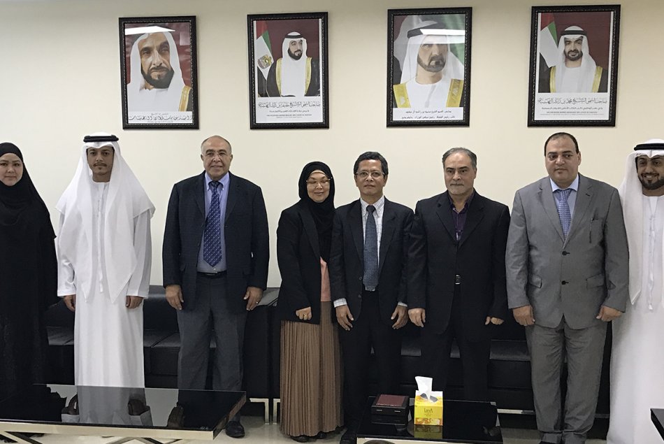 وفد من ماليزيا في ضيافة رئيس الجامعة