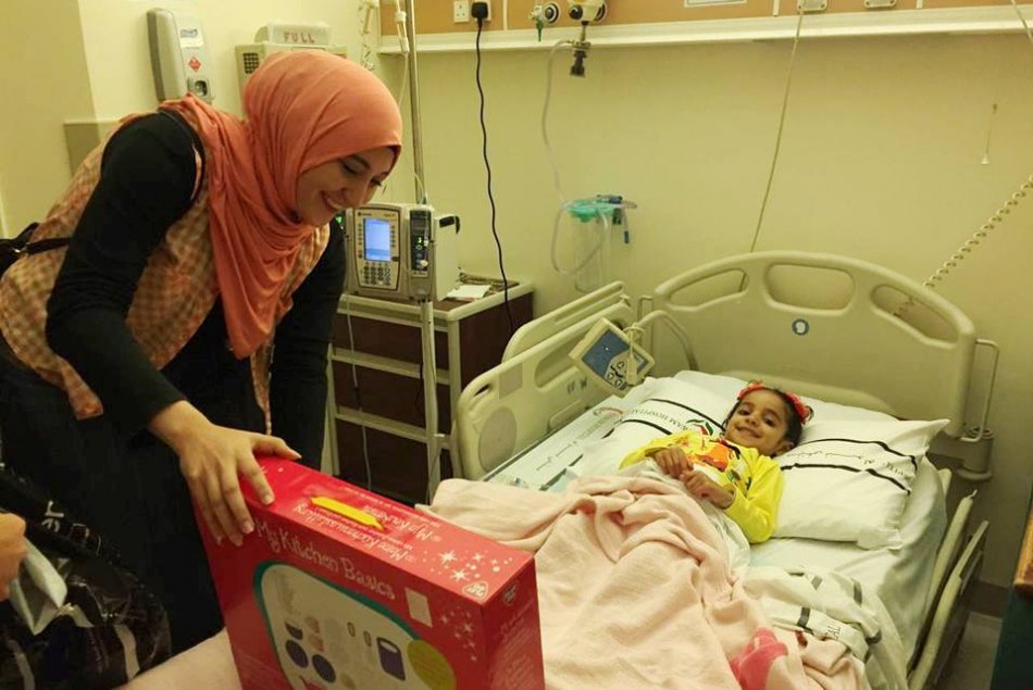 زيارة طلابية بمناسبة اليوم العالمي للسرطان 