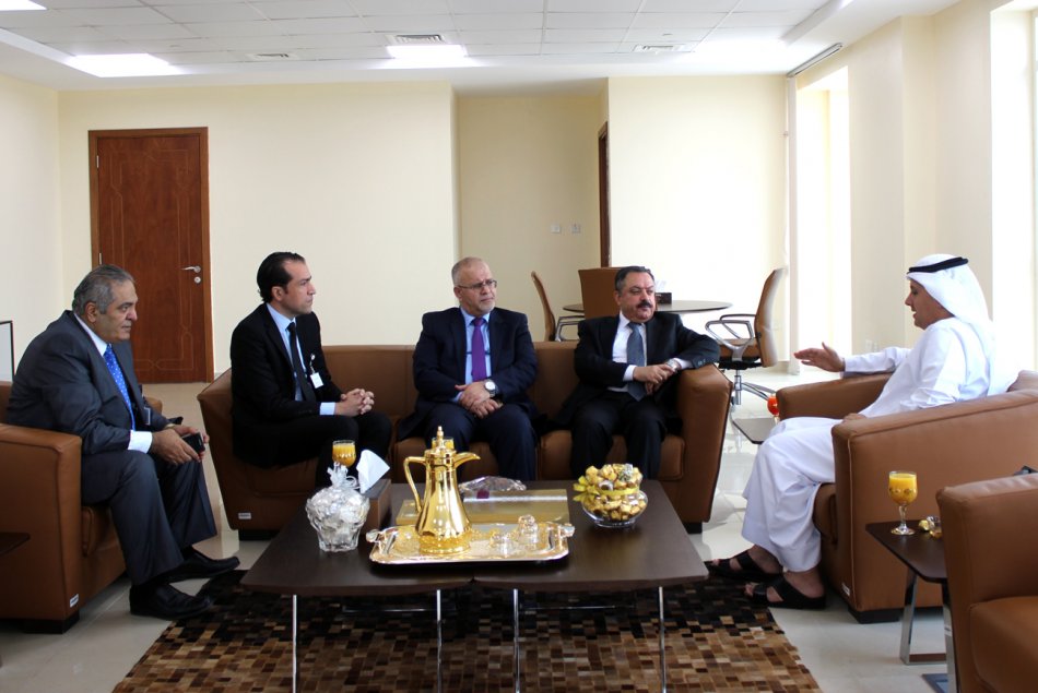 المدير المفوض لجامعة العين يستقبل السفير الأردني