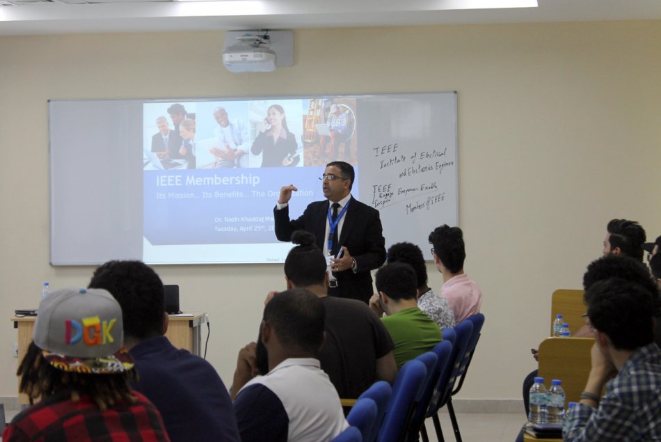 Seminar about “IEEE Membership” at AAU 