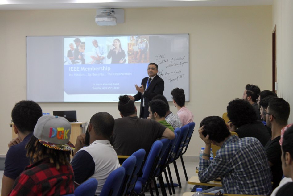 Seminar about “IEEE Membership” at AAU 