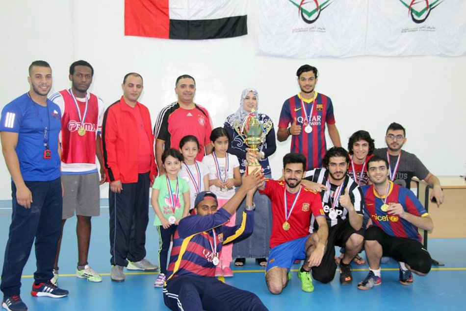 The College of Engineering won the AAU Football Championship Cup