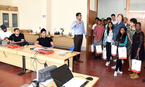 وفود طلابية من جنوب أفريقيا في زيارة لجامعة العين 
