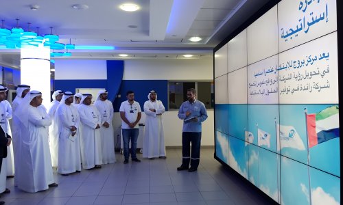 طلاب ماجستير جامعة العين يزورون مركز بروج للابتكار