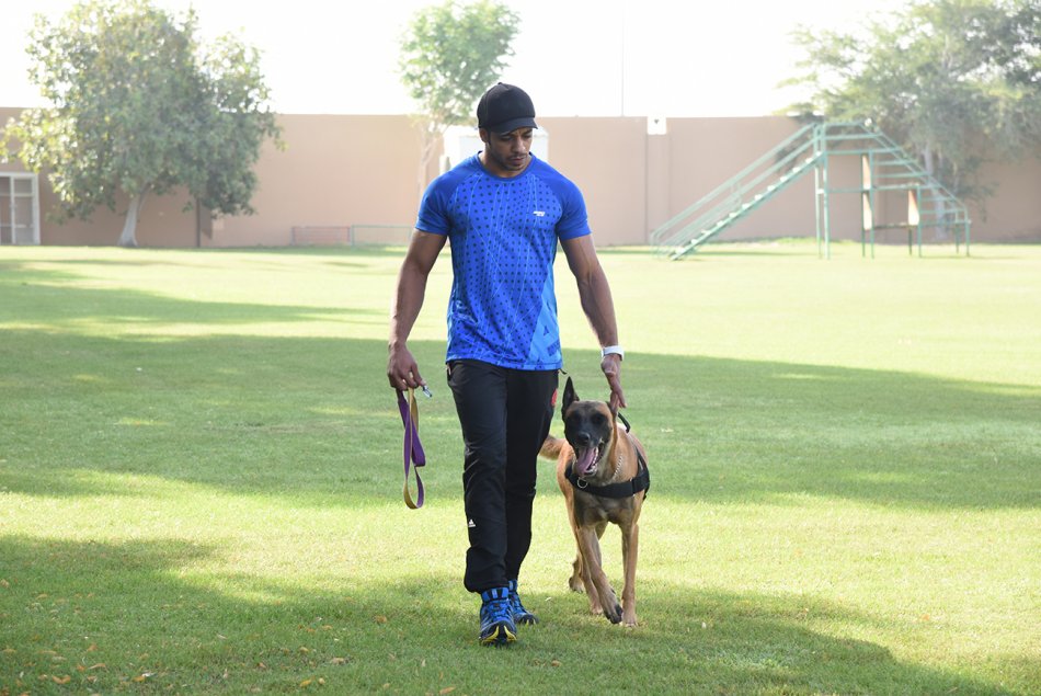 Abu Dhabi Police K-9s visit