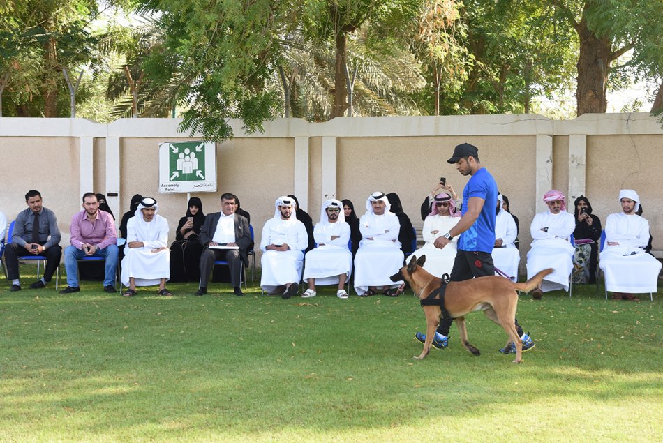 Abu Dhabi Police K-9s visit
