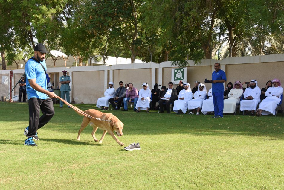 Abu Dhabi Police K-9s visit