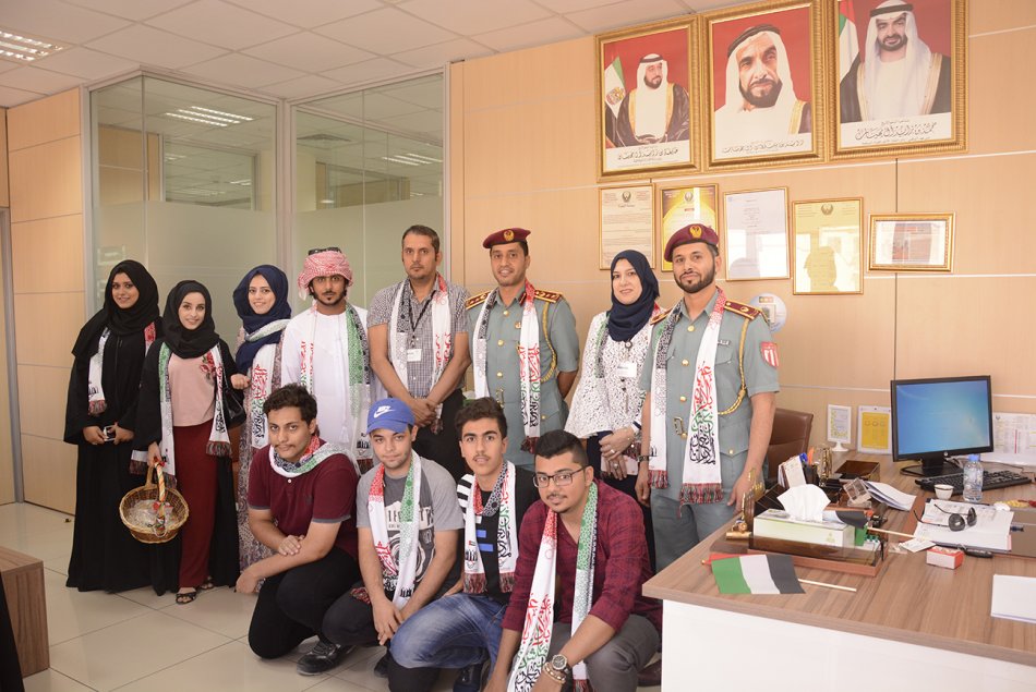 Visiting Governmental institutions in the UAE Flag Day