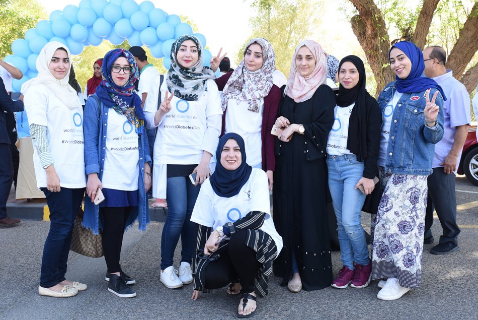 مسيرة مشي في اليوم العالمي للسكري