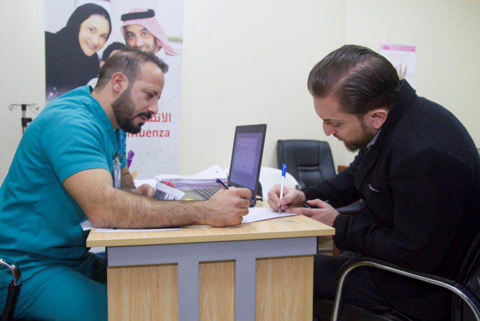 حملة تطعيم ضد الإنفلونزا 