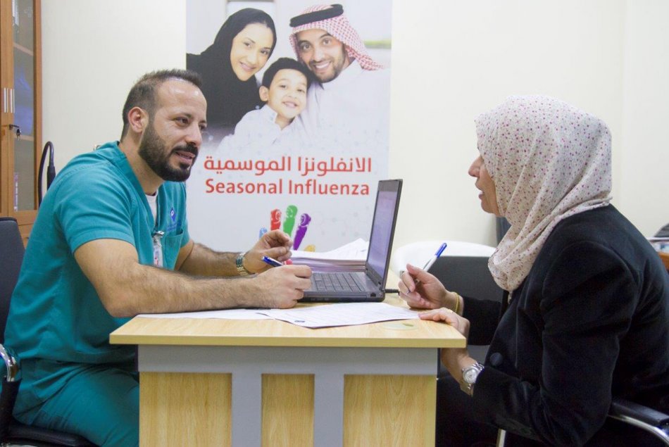 حملة تطعيم ضد الإنفلونزا 
