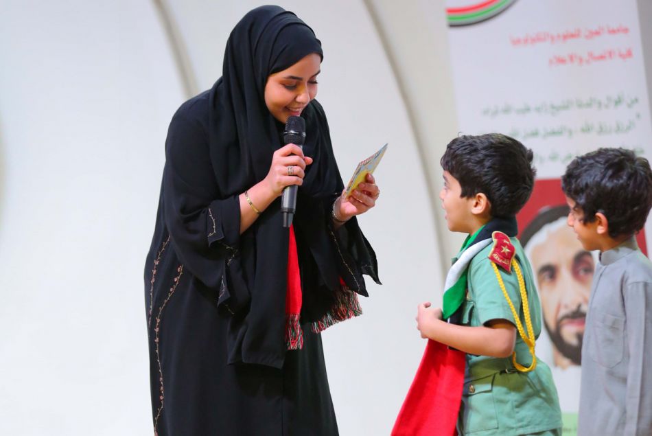 مشاركة طلبة كلية الاتصال والإعلام في مهرجان زايد التراثي