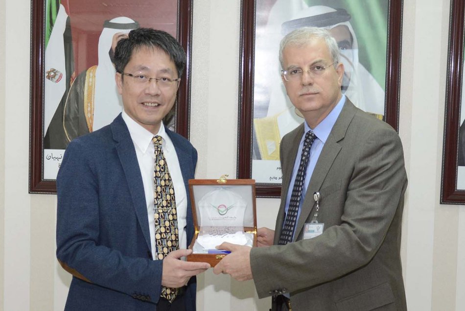 A Taiwanese delegation visit AAU