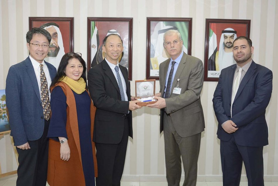 A Taiwanese delegation visit AAU