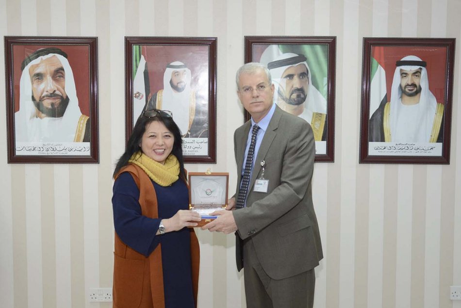 A Taiwanese delegation visit AAU