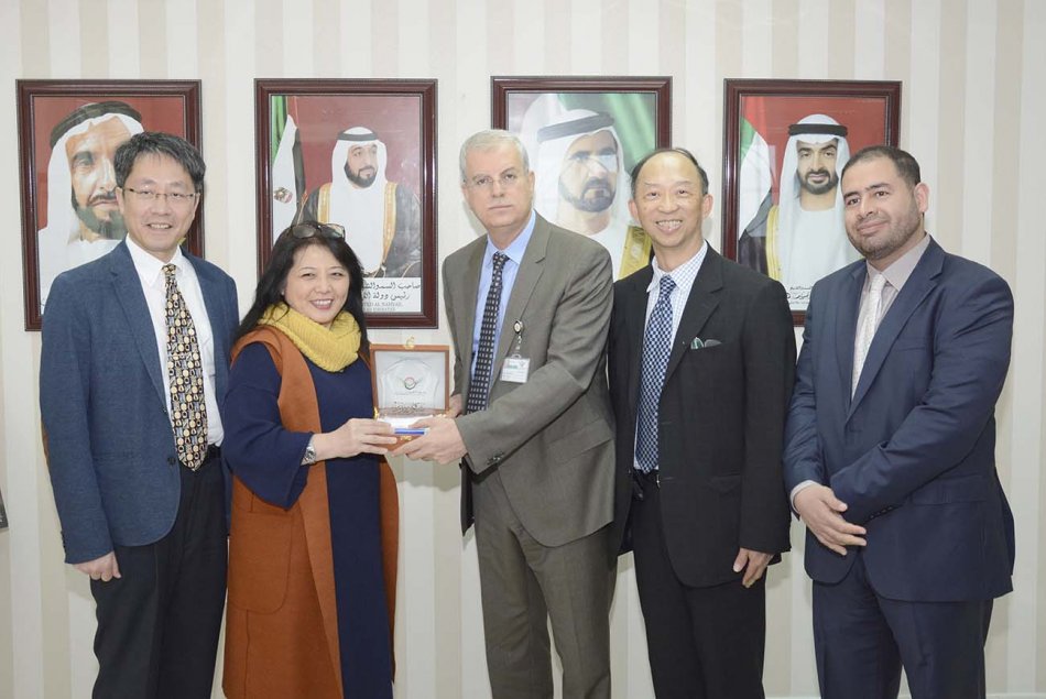 A Taiwanese delegation visit AAU
