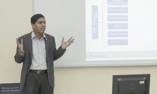 A workshop at AAU on “Testing & Measurement Equipment”