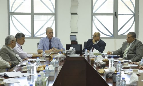 AAU President meets the new academic staff in college of Business