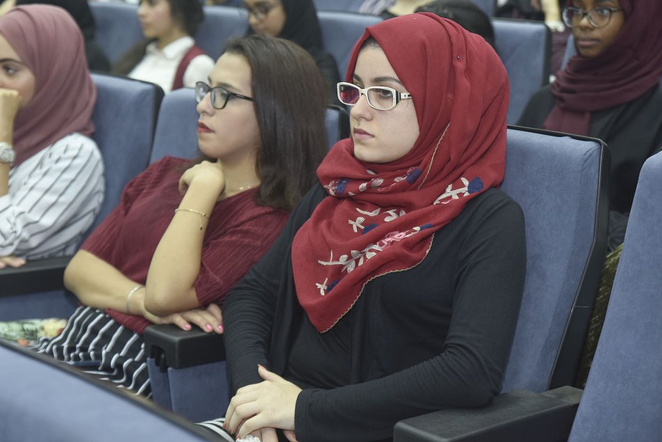 لقاء رئيس الجامعة مع الطلبة الجدد