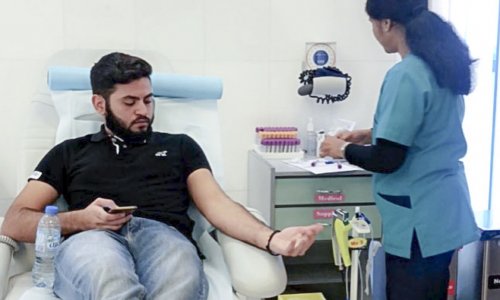Media students donate from heart to heart