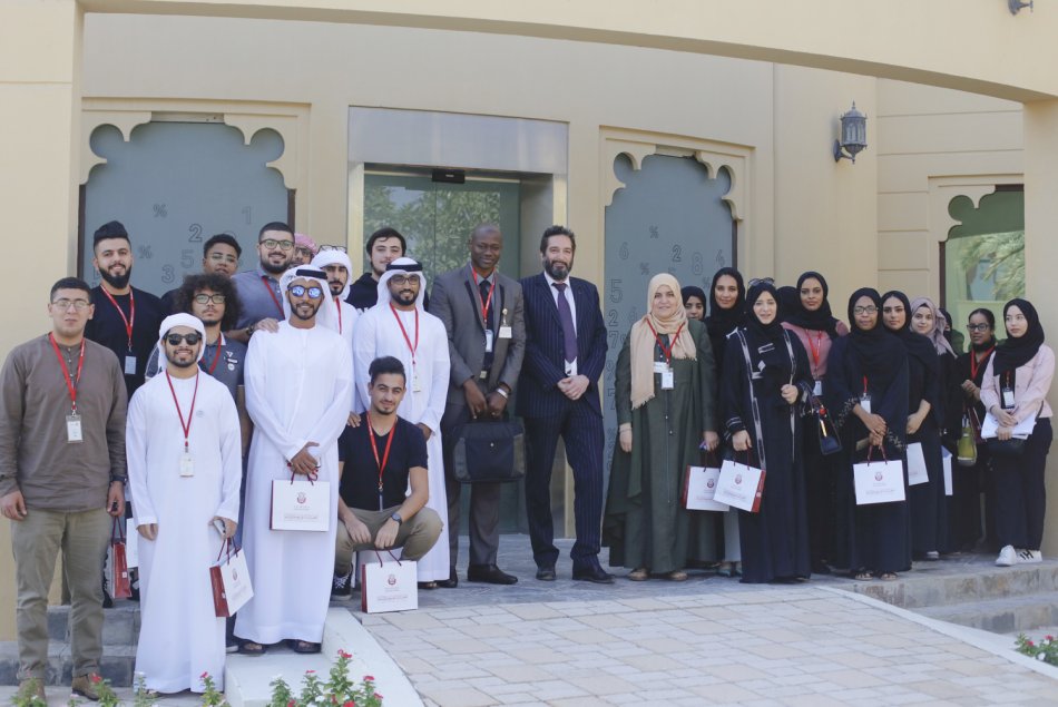 Student's visit to Statistics Center of Abu Dhabi