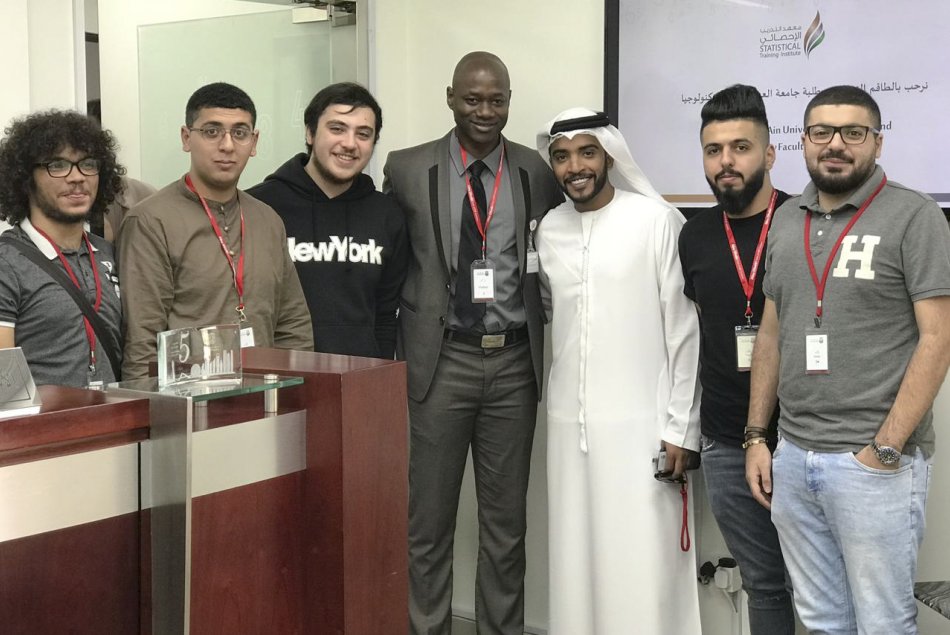 Student's visit to Statistics Center of Abu Dhabi