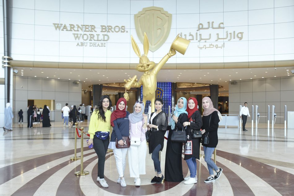 Trip to Warner brothers Abu Dhabi