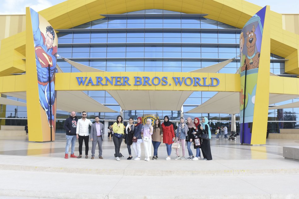Trip to Warner brothers Abu Dhabi