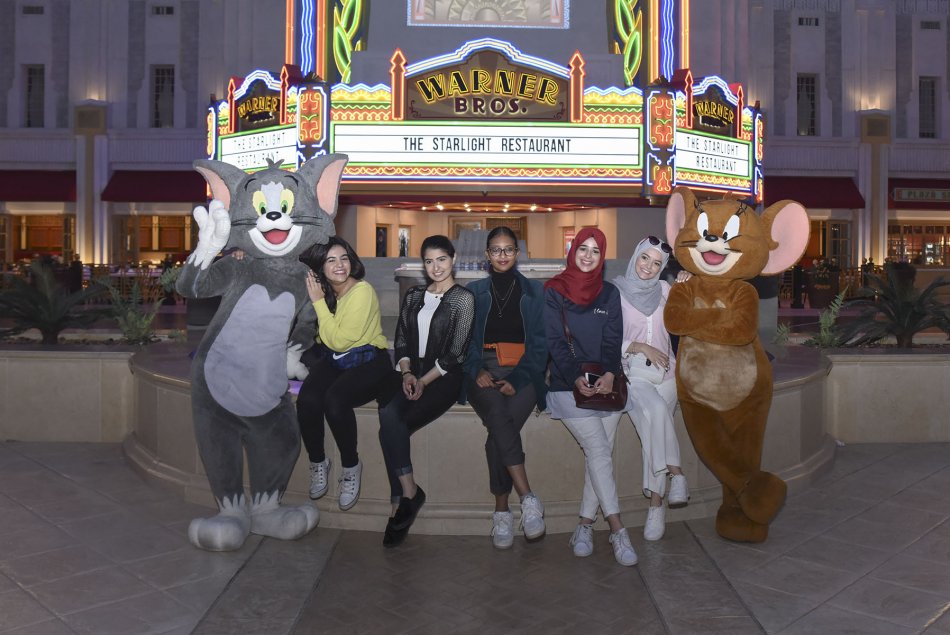 Trip to Warner brothers Abu Dhabi