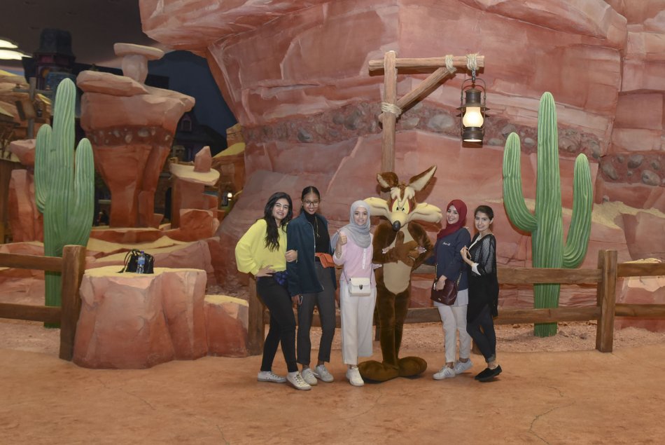 Trip to Warner brothers Abu Dhabi