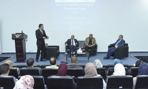 كلية التربية تستعرض طرق النشر العلمي في سكوباس