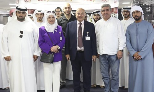Media Students learn about the work mechanism of “Al Ettihad”