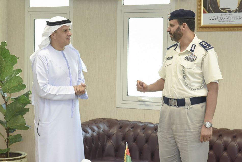 زيارة المدير المفوض لمديرية شرطة العين