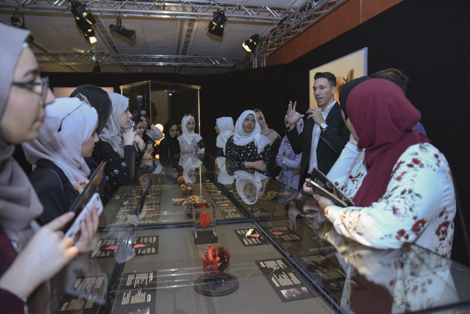 Student's visit to World Body Museum 