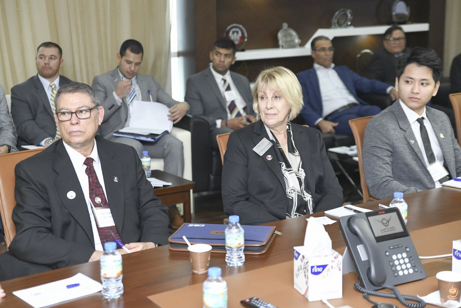 A Delegation from Friends University 