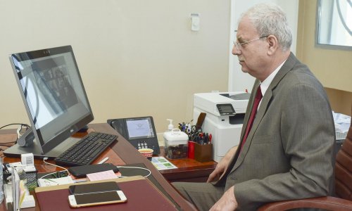 رئيس جامعة العين يشارك في اجتماع مجلس إدارة ضمان الجودة والاعتماد للجامعات العربية