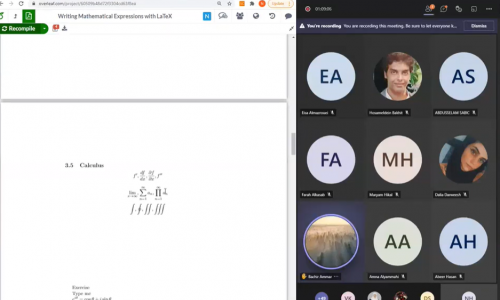 College of Engineering enhances student’s skills in Writing Mathematical Expression