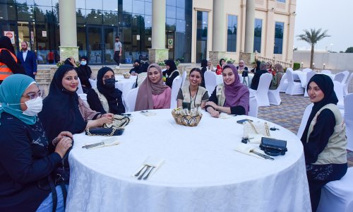Students Iftar in the presence of the University President