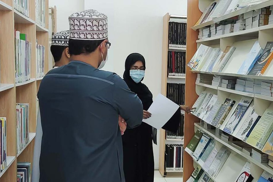 لقاء تعريفي بالمكتبة للطلبة الجدد
