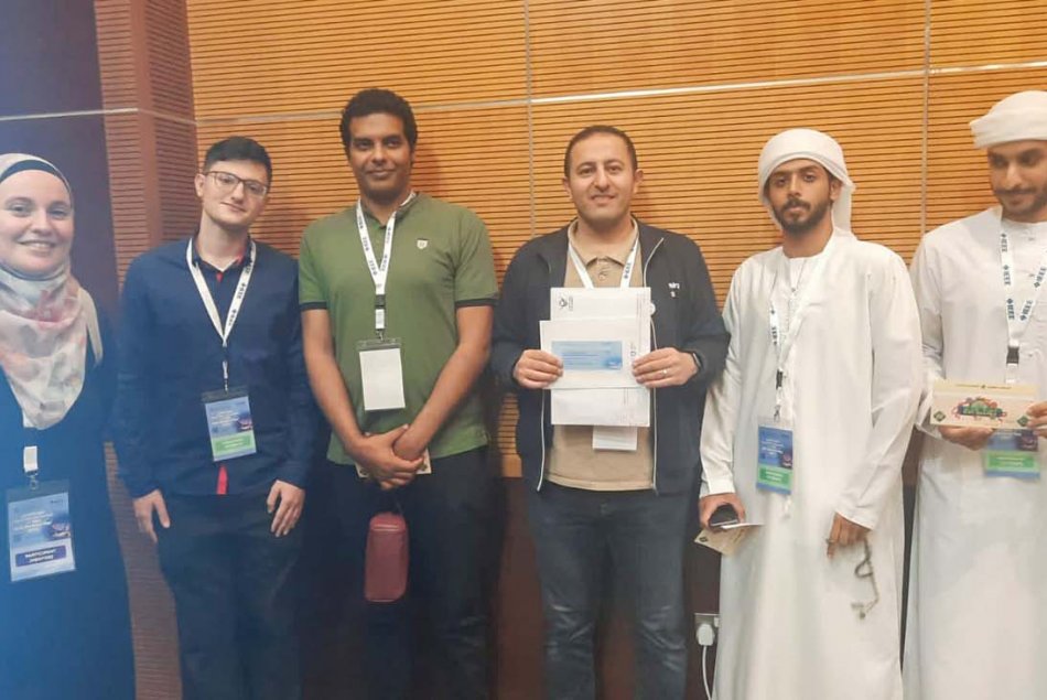 Winning students at IEEE Competition