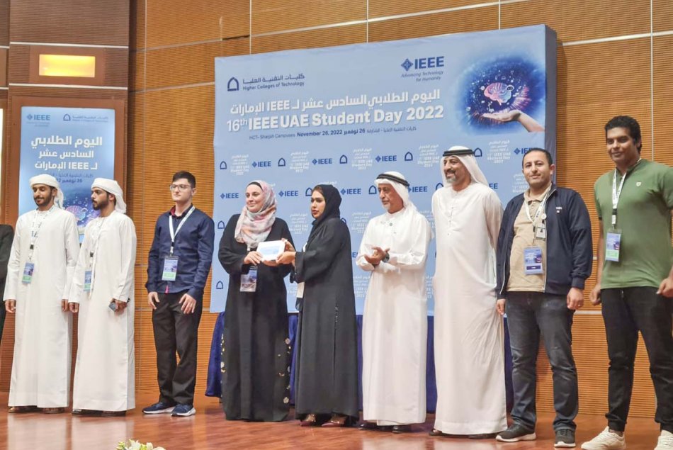 Winning students at IEEE Competition
