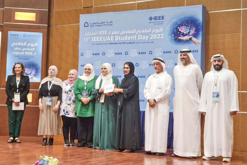 Winning students at IEEE Competition