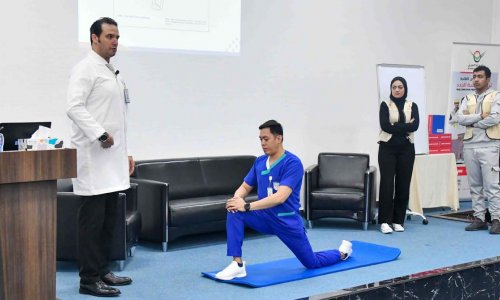 فعالية صحية حول الإصابات الرياضية وطرق علاجها