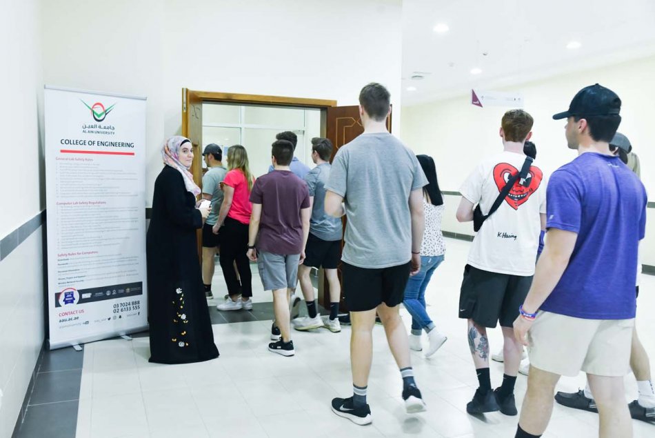 زيارة طلبة الهندسة من جامعة Mount Union